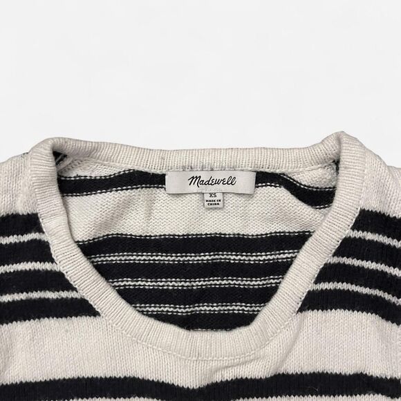 Madewell Women's Black and White Vest - Picture 3 of 5